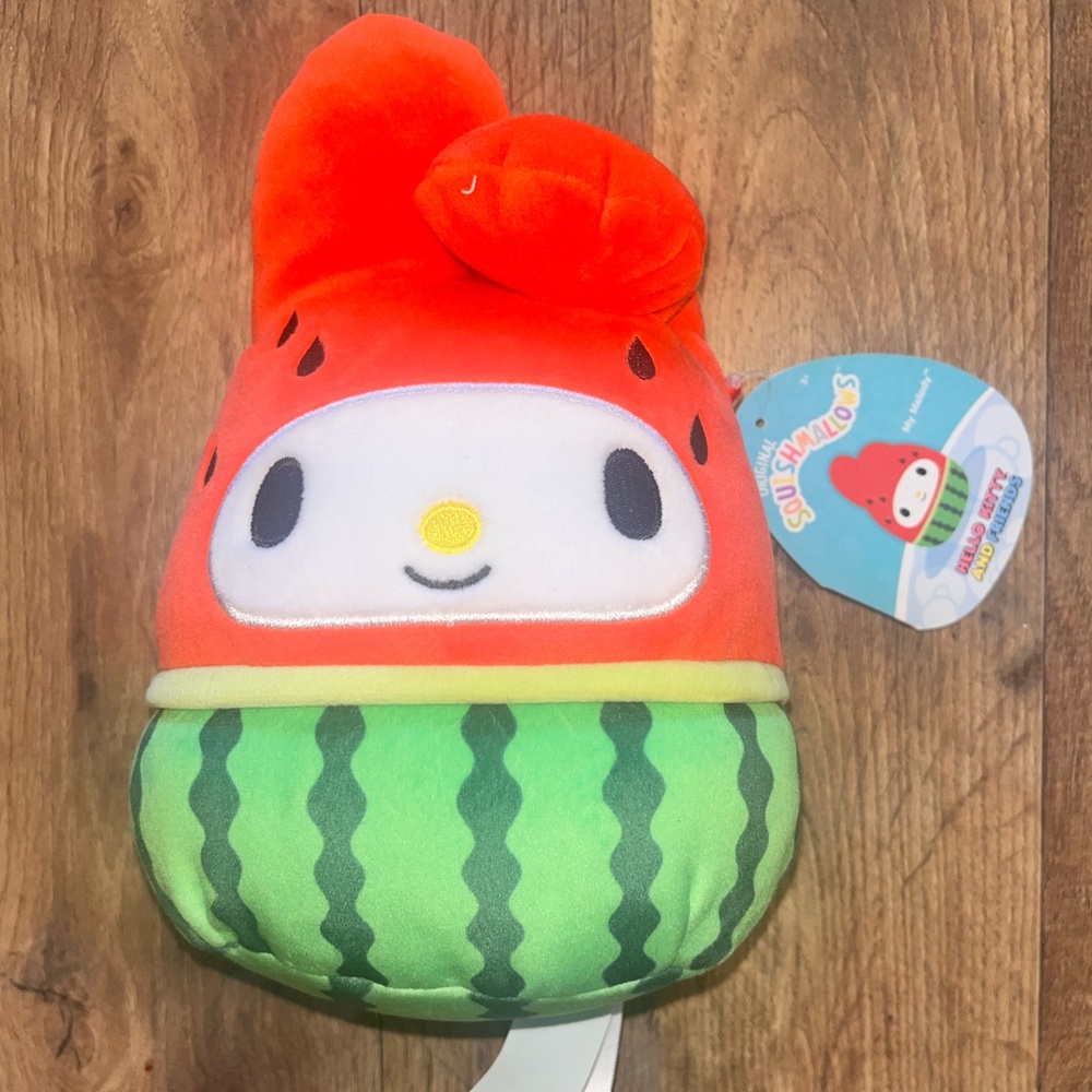 My Melody Squishmallows Watermelon Plush